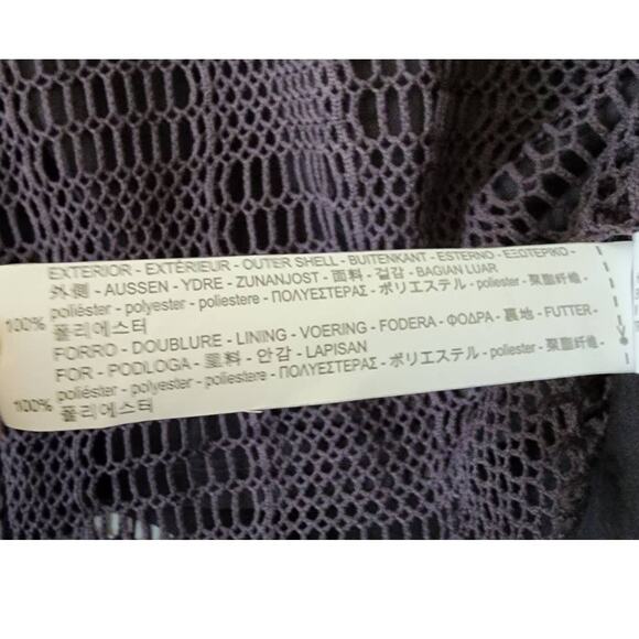 Zara Dark Gray Knit Top Tank Shirt Blouse Small - Picture 6 of 8